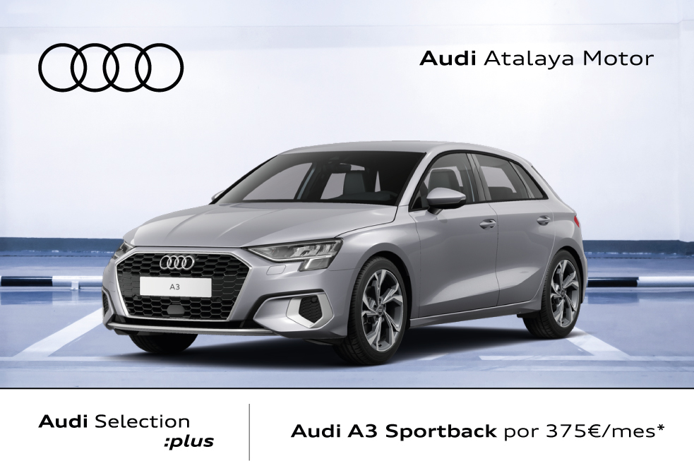 Audi A3 Sportback 30 TDI 116 CV (diciembre 2021) - Sin entrada con Audi Opcion 375€/mes en 48 cuotas