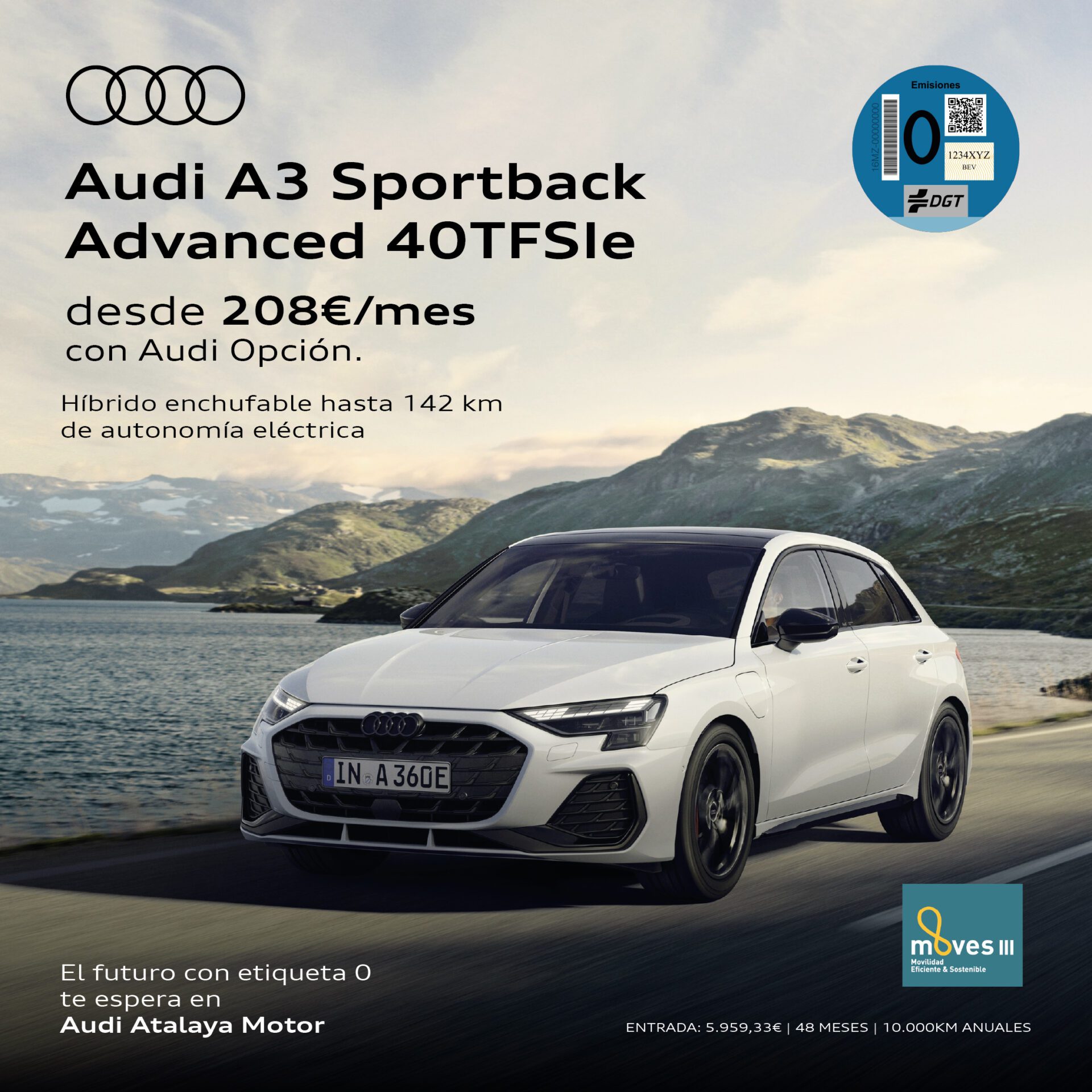 Audi A3 híbrido enchufable: pura innovación