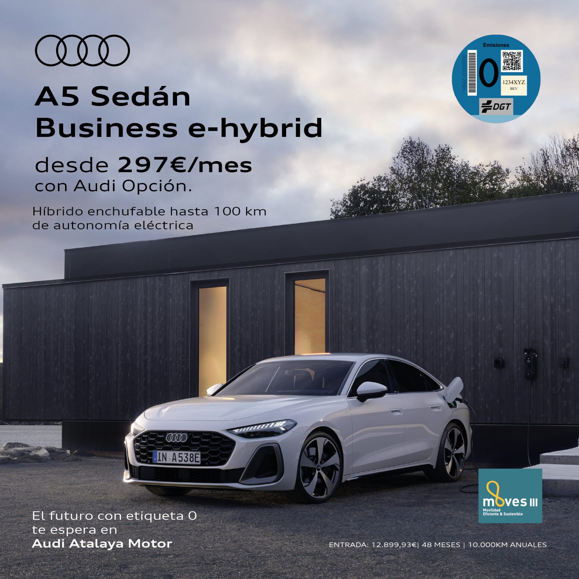 Audi A5 e-hybrid: elegancia, deportividad y eficiencia: la combinación perfecta