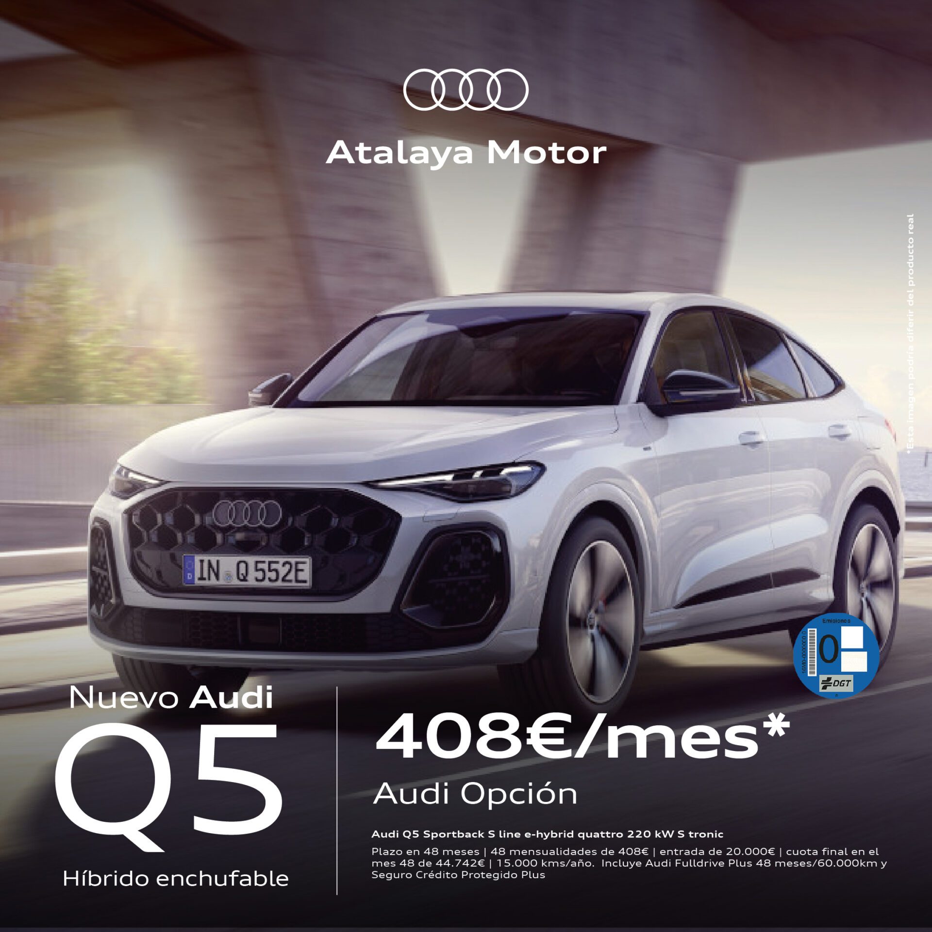 Q5 HIBRIDO ENCHUFABLE ATALAYA MOTOR AUDI CADIZ